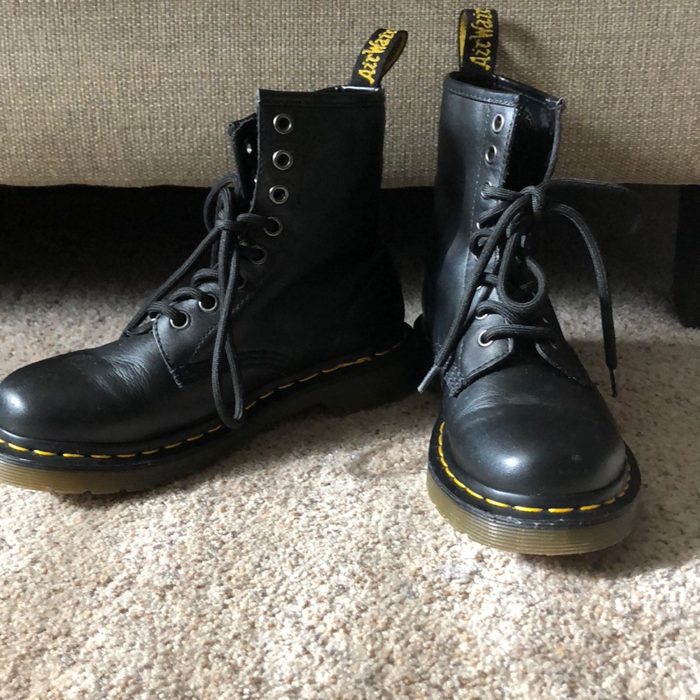 Black barely used Dr. Martens